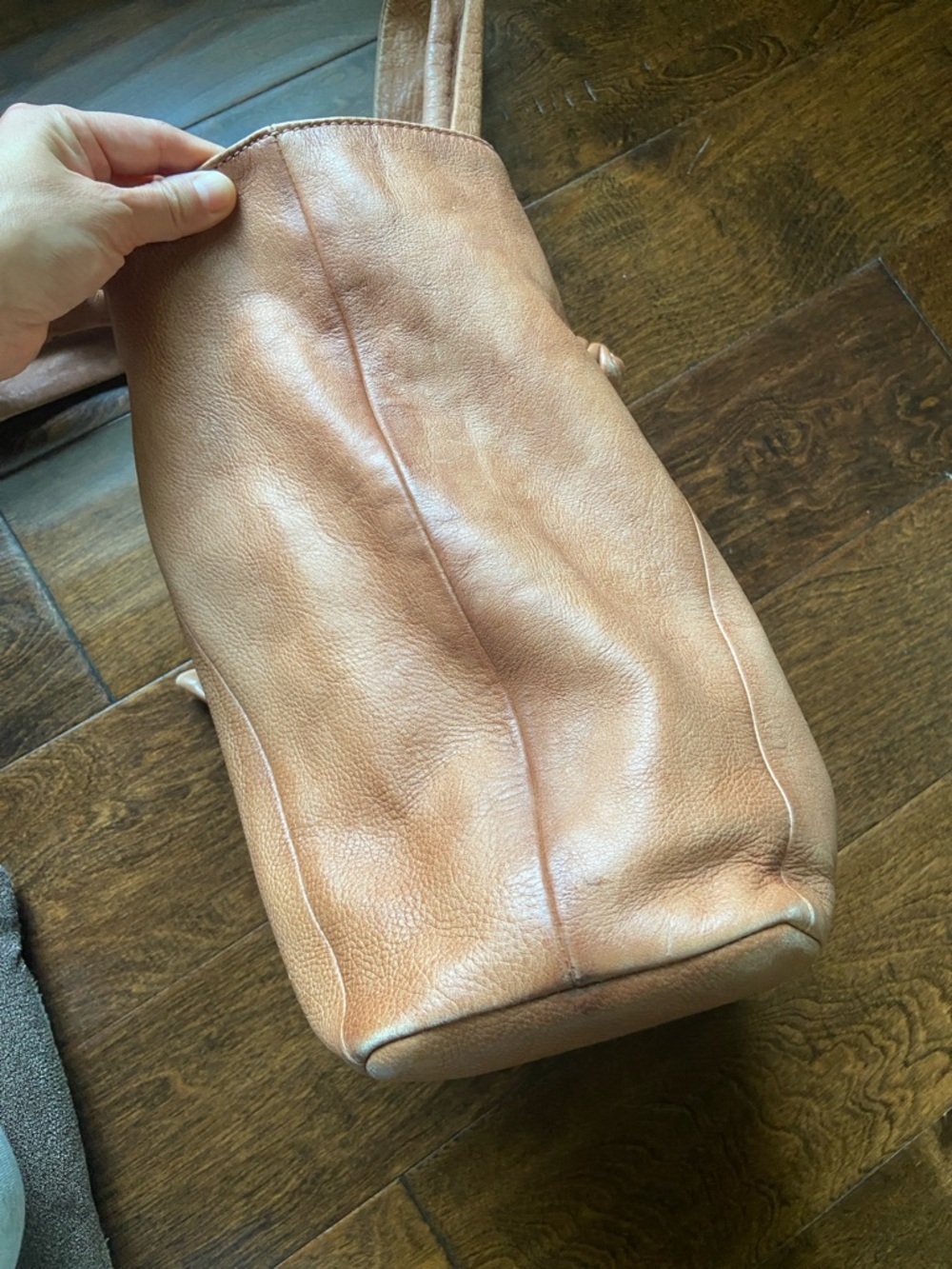 Frye Nora Knotted Tote O/S light brown - Picture 6 of 13